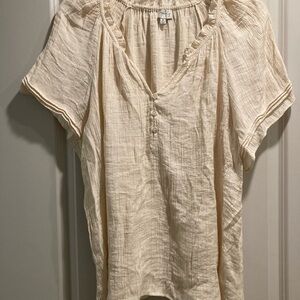 Women's Cream Blouse